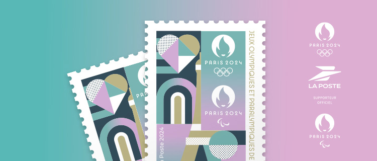 Collection De 4 Timbres France 2024 – Jeux Olympiques J0 Paris 2024